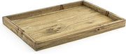 Front of the House RRT005NAW20 FOH, Rustic Wood Tray, 1.5" Height, 13" Width, 9" Length