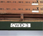 Aigner MX306 3" x 6" Magnetic Write-On Label, 25/Pk