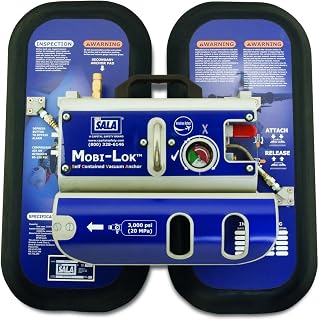 3M DBI-SALA Mobi-Lok 2200122 Aviation Industry Self Contained Vacuum Anchor System, with Air Bottle, and Carrying Case