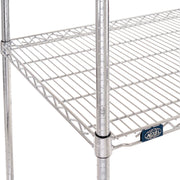 Chrome Wire Shelving by Nexel – Alloy Steel, Chrome, Model 24306C