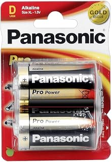 Panasonic Propower D Battery, Pack of 2, Silver