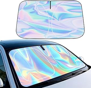 Compatible with BMW M4 CSL 2022-2023 Sun Shade Sunshade Windshield Cover - Windshield Sun Shade,Windscreen Sun Shade Foldable Front Sunshade Protector Sun Visor Blocks Uv Rays Keep Car Cooler