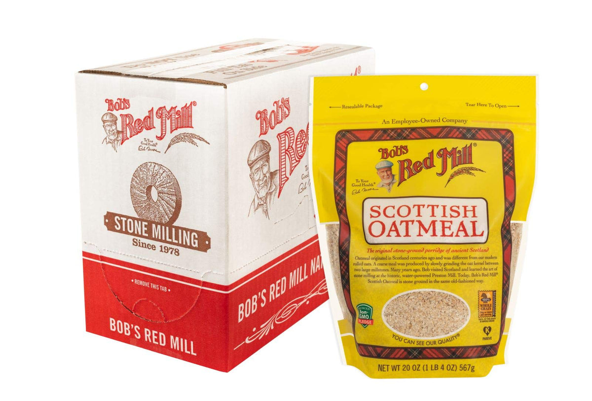Bob's Red Mill 20 Ounce (Pack of 4) / Resealable / Natural Breakfast Foods