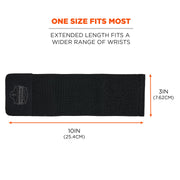ProFlex 405 Wrist Wrap Support by Ergodyne – One Size, Nylon, Black, Model 72104