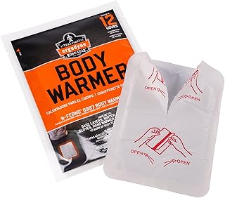 Ergodyne N-Ferno 6997 Adhesive Body Warmer, Air Activated Heat Pad, Up to 12 Hours of Warming