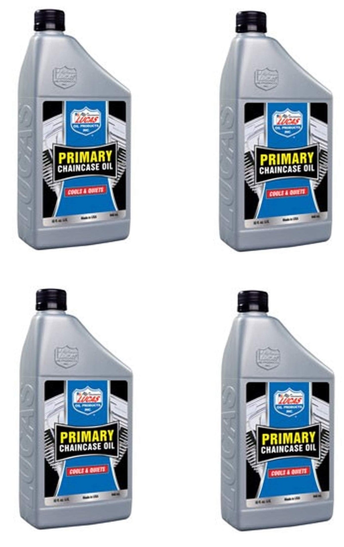 10790 Chain Case Oil - 1 Quart (4) by Lucas Oil – 1 Quart, Pack of 4, Model 10790-4PACK