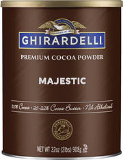 Majestic Premium Cocoa Powder by Ghirardelli – 2 Pound (Pack of 1), Model 32 oz. Majestic