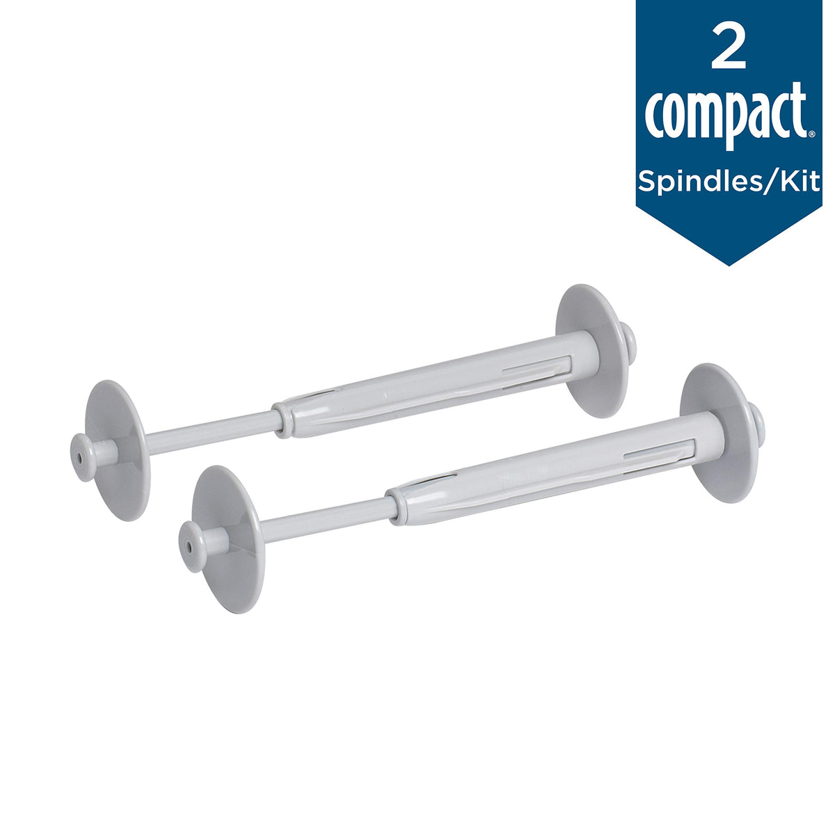 Compact® Coreless Spindle for ASI Dispenser by GP PRO () by Georgia-Pacific – 2 Spindles/Pack, Plastic, Gray, Pack of 2, Model 50012