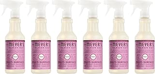 Mrs. MEYER'S CLEAN DAY Multi-Surface Everyday Cleaner, Peony Scent, 16 Fl Oz Bottle (Pack of 6)