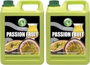 Possmei Passion Fruit Flavored Syrup, 5.5 Pound Plastic Jar 2 Pack