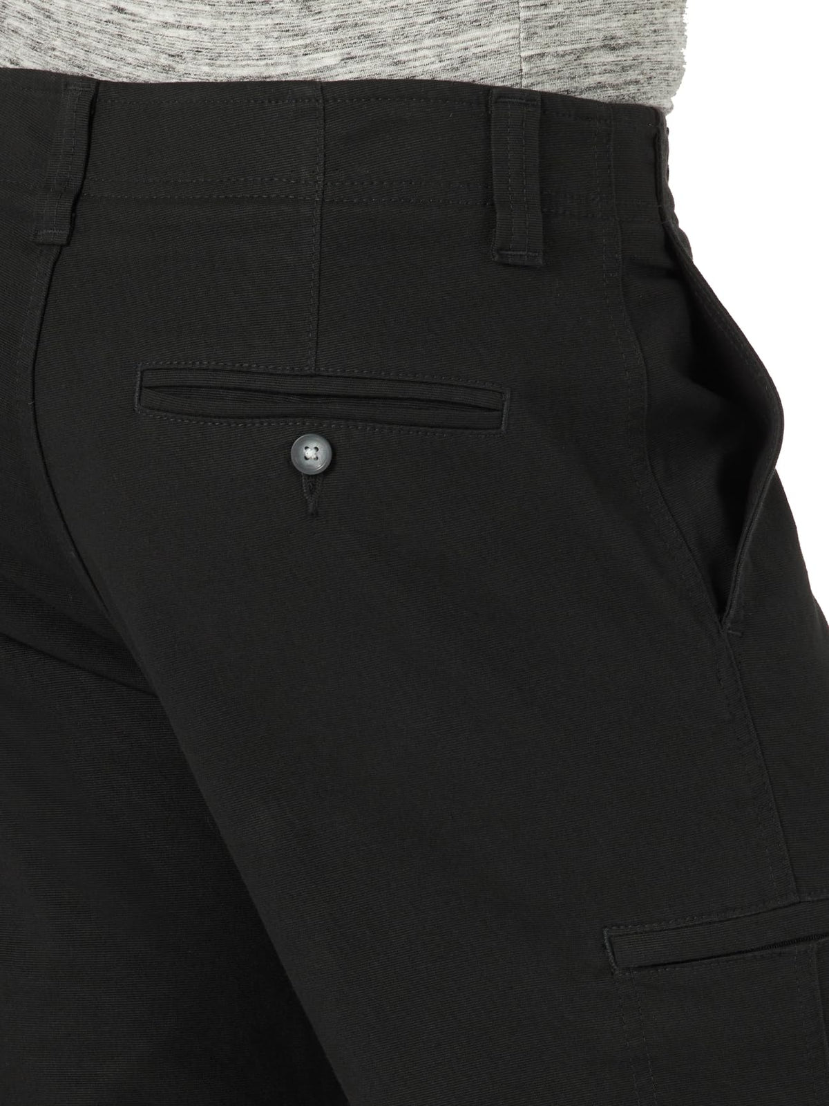 Men's Extreme Motion Canvas Cargo Pant Black 36W x 32L by Lee – 36W x 32L, Cotton, Black, Model 42711-01-36W x 32L