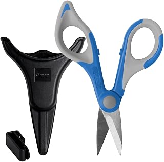 Jonard Tools TK-325 Kevlar Cutting Shears & Molded Pouch with Belt Clip