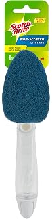 Scotch-Brite Non-Stratch Dishwand, Scrubber for Cleaning Kitchen, Bathroom, and Household, Non-Scratch Dish Scrubber Safe for Non-Stick Cookware,( Pack of 4)