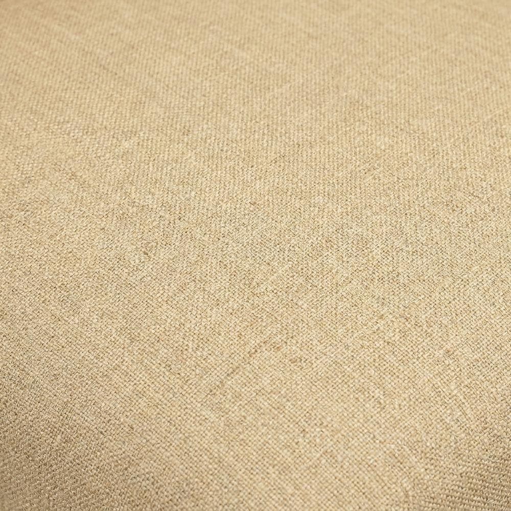 Linen-Upholstered Dining Chairs Set of by Furnifact – Wood, Brown, Pack of 2