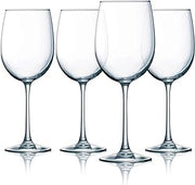 Luminarc Cachet 19 Ounce White Wine Glass 4-Piece Set, Clear,