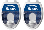 Bemis Elongated (Pack of 2) / American,Elongated / White Toilet Seats