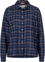 MARMOT Fairfax Boyfriend Midweight Flannel - Women's, Arctic Navy, L