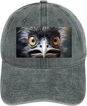 Baseball Cap Cowboy Dad Hat for Men Women Baseball Hat Emu Golf Dad Cap