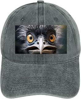 Baseball Cap Cowboy Dad Hat for Men Women Baseball Hat Emu Golf Dad Cap