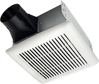 Broan-NuTone A80 Ventilation Fan with Roomside Installation, 80 CFM, 2.0 Sones White