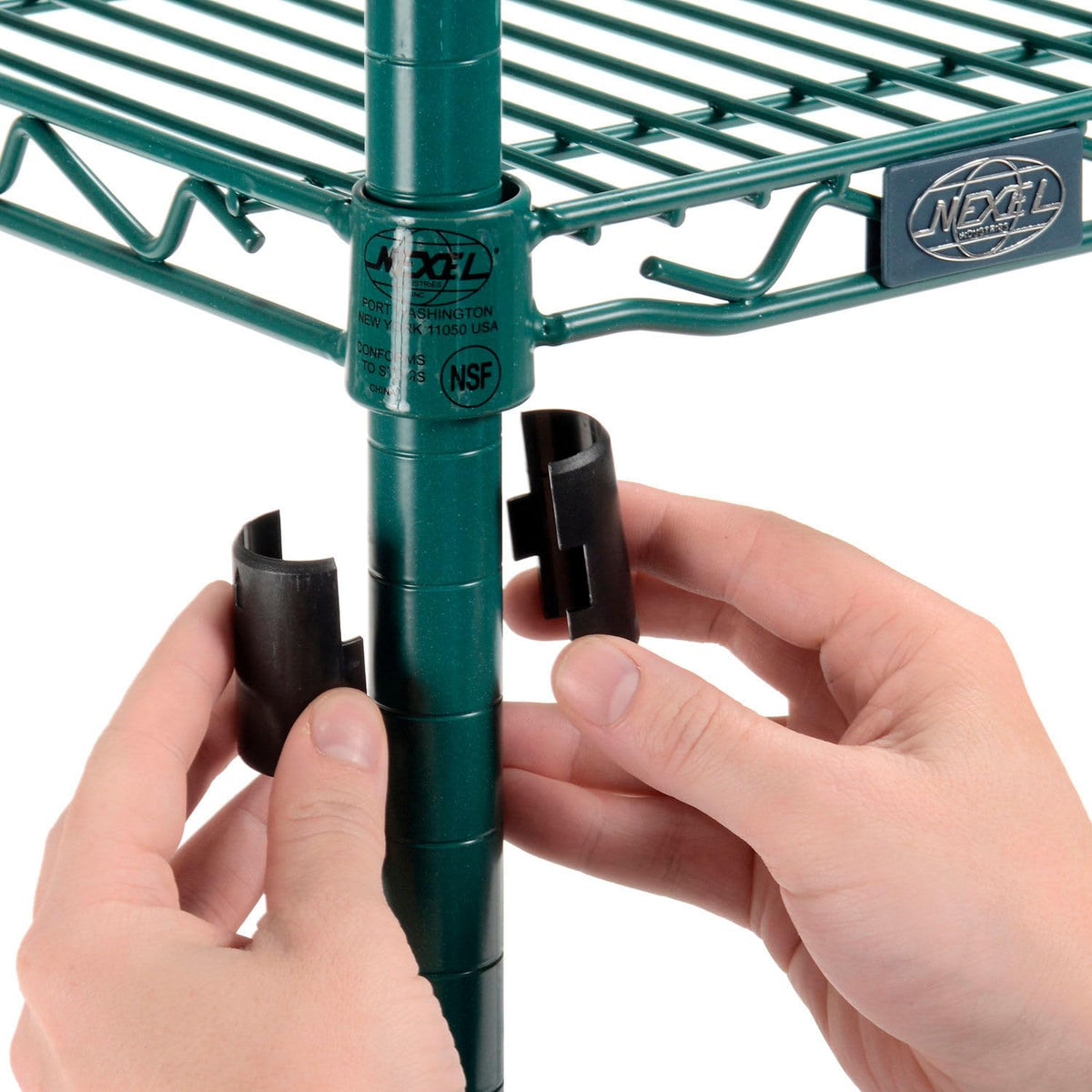 Utility Cart by Nexel – Steel, Green Epoxy, Model 1824N2G