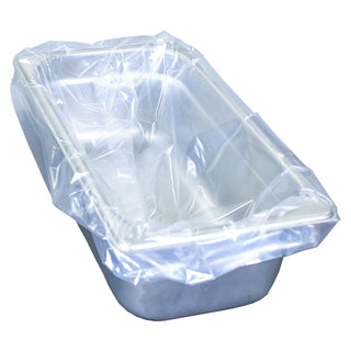 ® Ovenable Pan Liners - 19.5 in x 10 in Nylon Cooking Bag - 100 count - Fits Third and Quarter Pans by HANDGARDS – 19.5 in x 10 in, Nylon, Clear, Pack of 100, Model 304985027