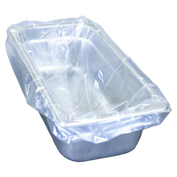 ® Ovenable Pan Liners - 19.5 in x 10 in Nylon Cooking Bag - 100 count - Fits Third and Quarter Pans by HANDGARDS – 19.5 in x 10 in, Nylon, Clear, Pack of 100, Model 304985027