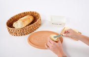 Mud Pie Terracotta Bread Warmer Set, Brown, 12.5 x 8.5 Inch