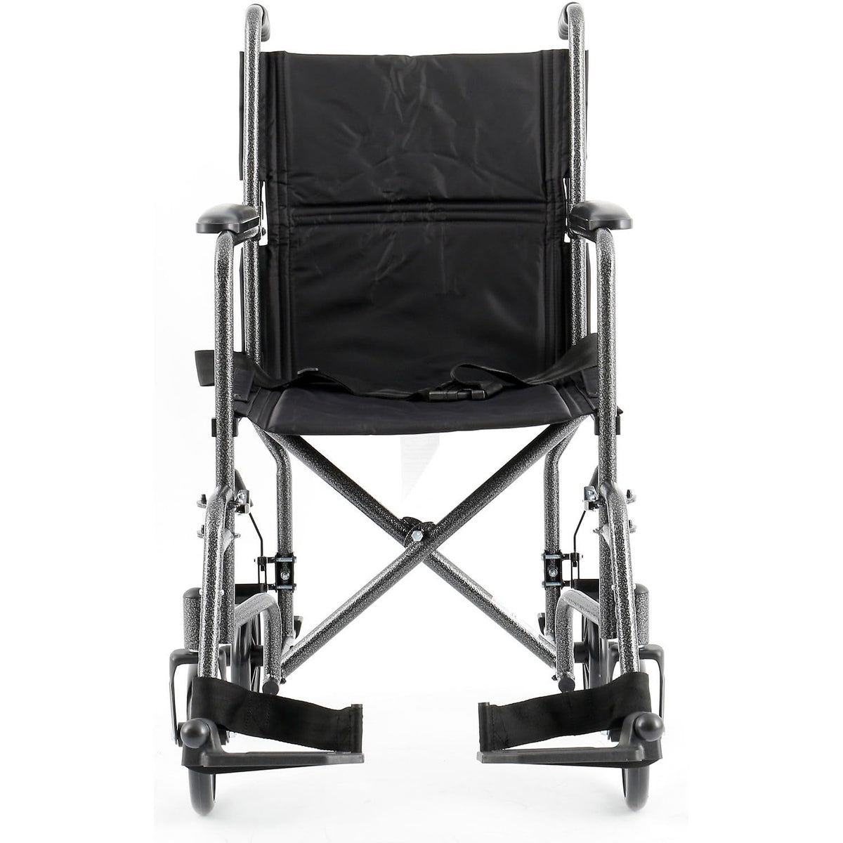 Global Industrial Healthcare Transport Chair – 19" W Seat, Black