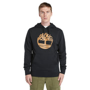 Men's Kennebec River Tree Logo by Timberland – X-Large, Cotton, Black/Wheat, Model 194116686101