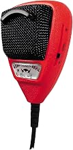 Astatic Noise Cancelling CB Microphone,Red 302-10036 - 1 Each