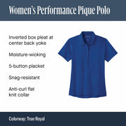 Women's Wearever Performance Pique Polo Green by Port Authority – 3X-Large, Green