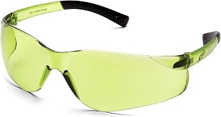 Pyramex Ztek Safety Glasses, Pale Green Frame/IR 1.5 Pale Green Lens
