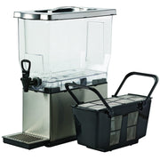 Cold Brew N' Serv System by Service Ideas – 3 Gallons, Stainless Steel, Brushed, Model CBNS3SS