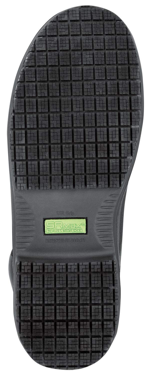 Mens 6 Black MaxTRAX Composite Toe WP SRO Boot 12.0 M by SR Max – 12, Leather, Black, Model Lewiston