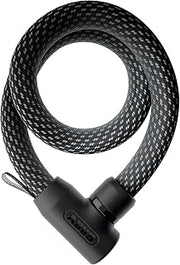 Yarnit 4004K 4mm Steel Chain Lock with Key, 110cm (3.6ft), Durable Black Security Chain for Bikes, Versatile & Compact Theft Protection | Abus Yarnit 4004K 4mm Steel Chain Lock, 110cm, Key Lock, Black