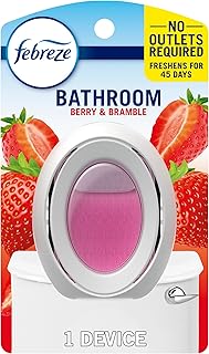 Febreze Bathroom Air Freshener, Odor-Fighting, Berry & Brmbl, 1ct