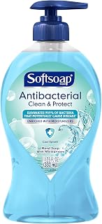 Softsoap Antibacterial Hand Soap, Cool Splash, 11.25 oz Pump Bottle