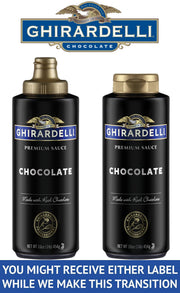 Chocolate and Caramel Sauces 16 oz Squeeze Bottles by Ghirardelli – 16 Fl Oz (Pack of 2), Pack of 2, Model Freepi