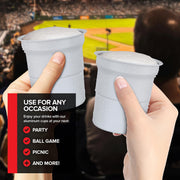 16oz Infinitely Recyclable Aluminum Cups (30 Pack) by Stock Your Home – 16oz, 16.0 ounces, Aluminum, Silver, Pack of 30