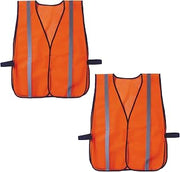 Ergodyne Unisex 2-pack Non Certified Standard Vest 2PK, Orange, One Size US
