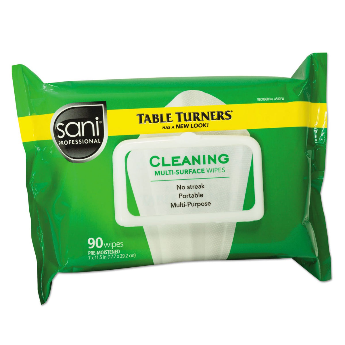 Nice Pak® Sani Professional® Table Turners™ by NICE-PAK PRODUCTS, INC – Model NIC A580FW