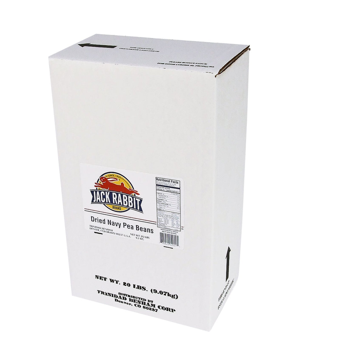 Dried Navy Beans by Jack Rabbit – 20 lbs, Navy Beans, Model 295365460