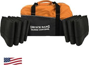 Quick Dam QDDUFF10-7 Flood Barrier Duffel Kit, Black, 7 Piece | absorb, contain and divert problem flood water effectively