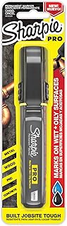 Sharpie Pro Permanent Marker, Medium, Chisel Tip, Black Marker (2018329)