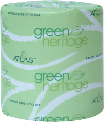 Toilet Paper, 4 x 3 Sheets, 2Ply, 400 Per Roll (Case of 96 Rolls) Eco-Friendly