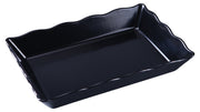 Deli Collection Scallop Edged Display Tray by Yanco – Melamine, White, Pack of 72, Model DC-6114B