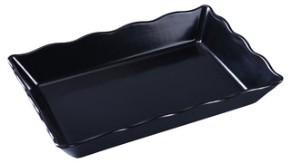 Deli Collection Scallop Edged Display Tray by Yanco – Melamine, White, Pack of 72, Model DC-6114B