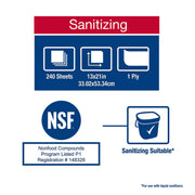 Tork Foodservice Cleaning Towel Blue/White Self Dispensing – 192181A