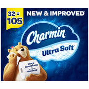 Ultra Soft Toilet Paper Super Plus Rolls (201 Sheets/roll by Charmin – 32 Count (Pack of 1), Paper, Pack of 32, Model 990004787